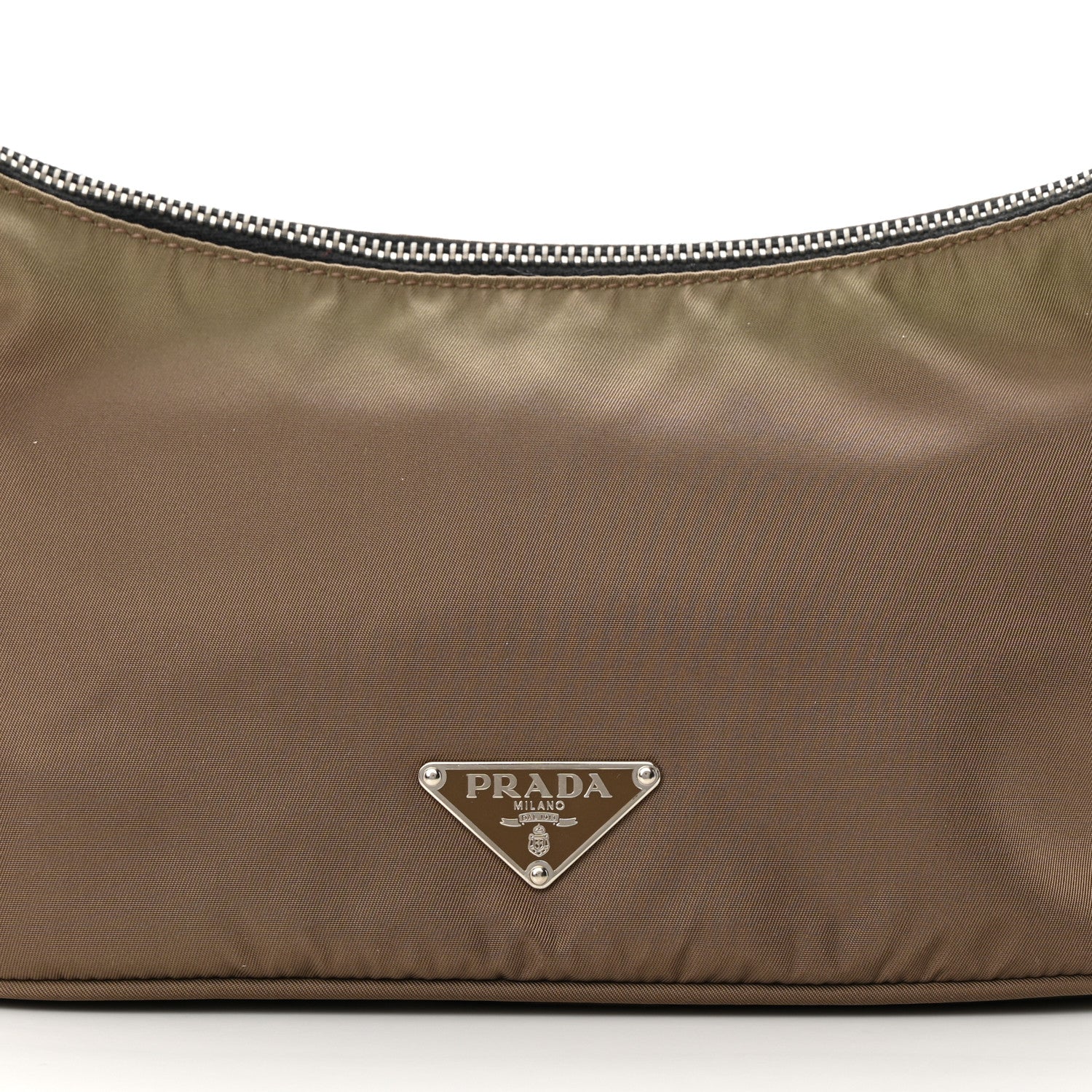 Prada Tessuto Sirio Pochette Bruciato 8 of 16