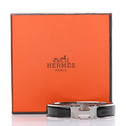 Hermes Enamel Narrow Clic Clac H Bracelet PM Black 5 of 5