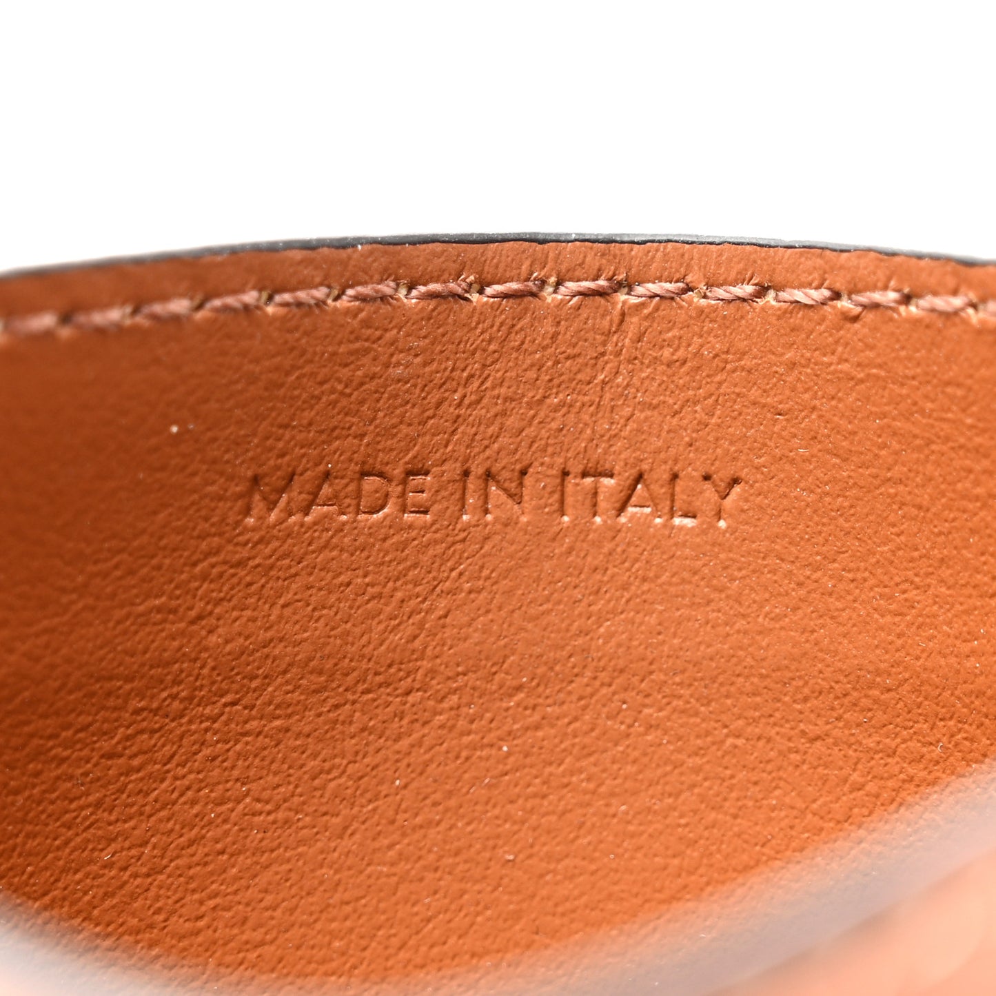 Triomphe Canvas Card Holder White