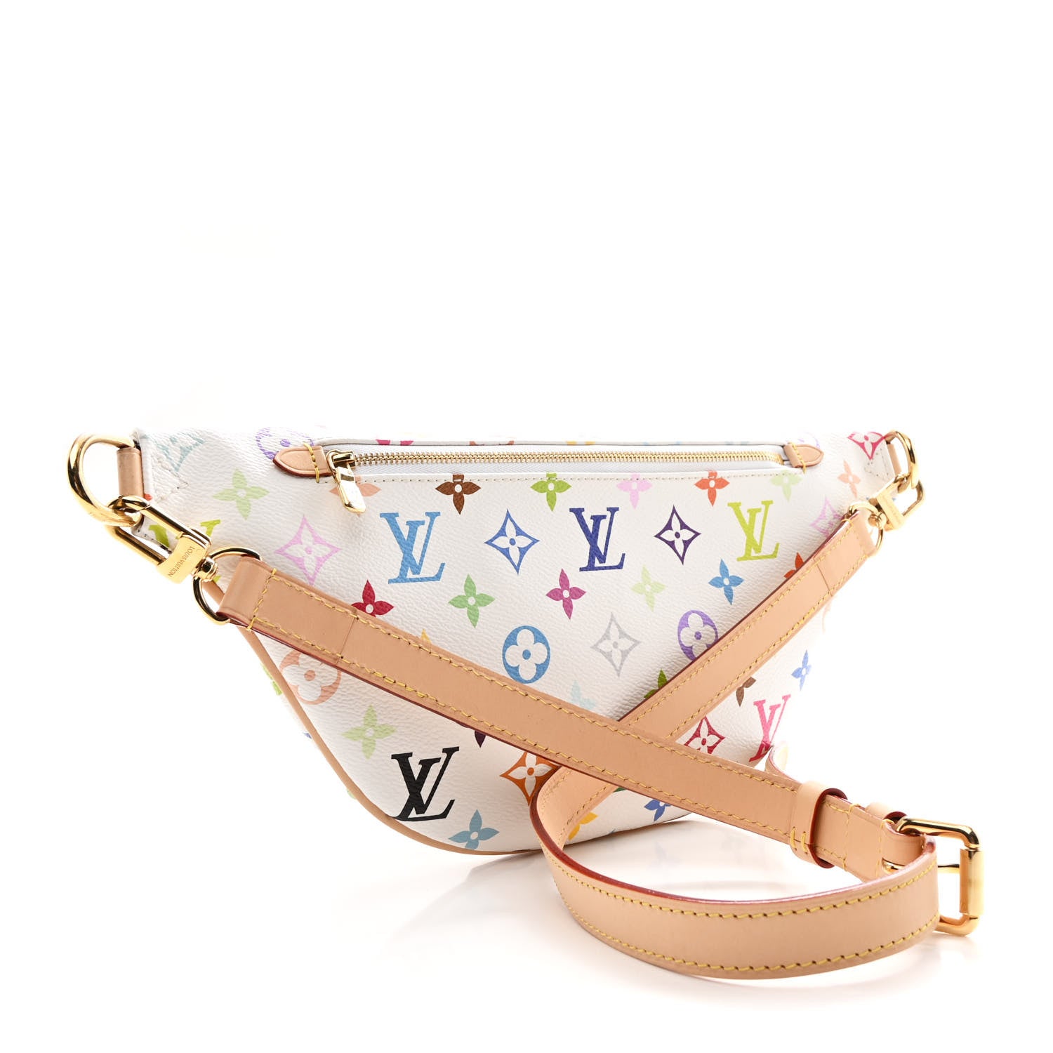 Louis Vuitton LV X TM Monogram Multicolor High Rise Bumbag White 3 of 9