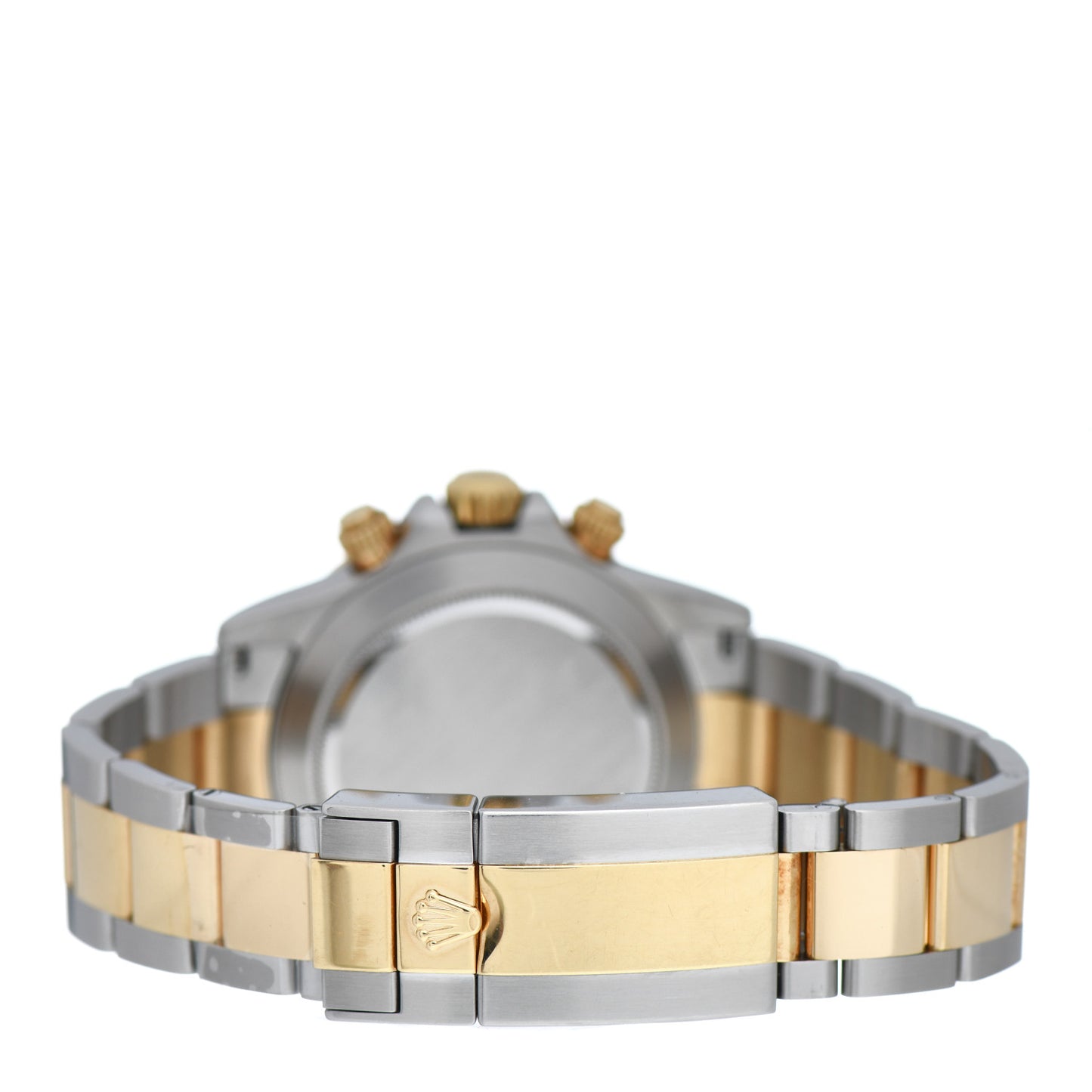 Stainless Steel 18K Yellow Gold 40mm Oyster Perpetual Cosmograph Daytona Watch White Black 116523