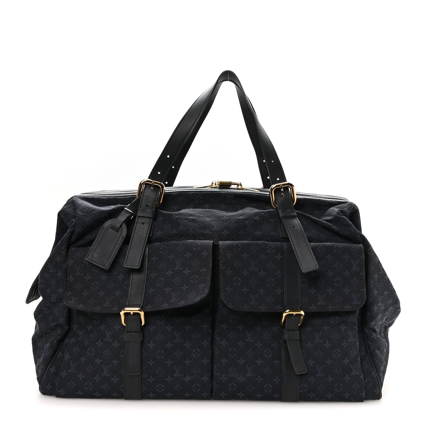 Mini Lin Monogram Louise Bag Blue