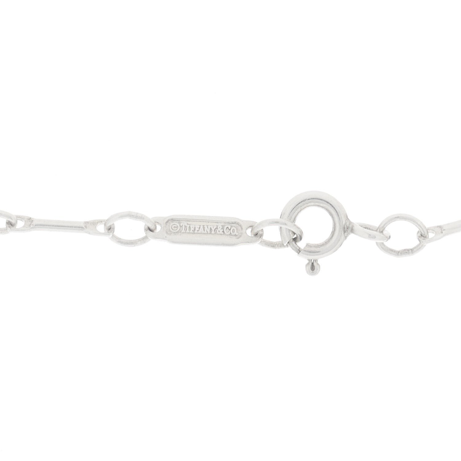 Tiffany Stainless Steel Key Pendant Necklace Watch 5 of 7