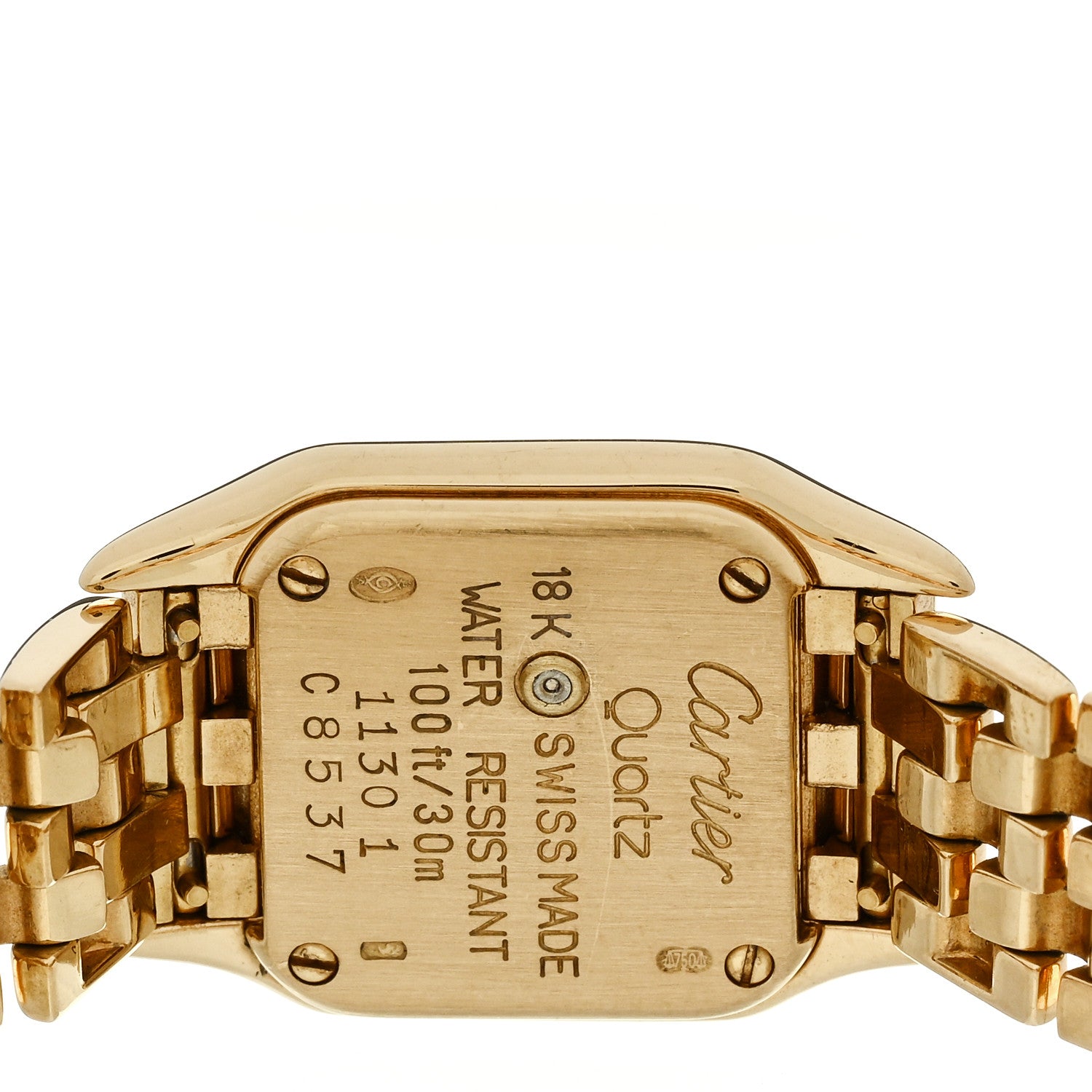 Cartier 18K Yellow Gold 17mm Panthere Quartz Watch 4 of 4