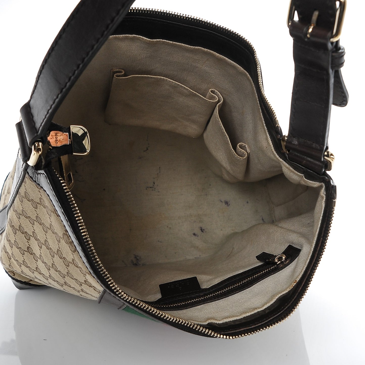 Monogram Vintage Web Medium Hobo Dark Brown