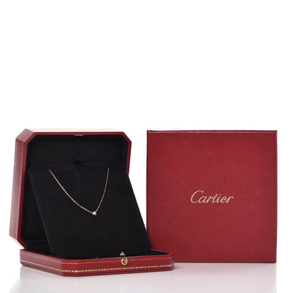 Cartier 18K Yellow Gold Diamond SM D'Amour Pendant Necklace 6 of 6