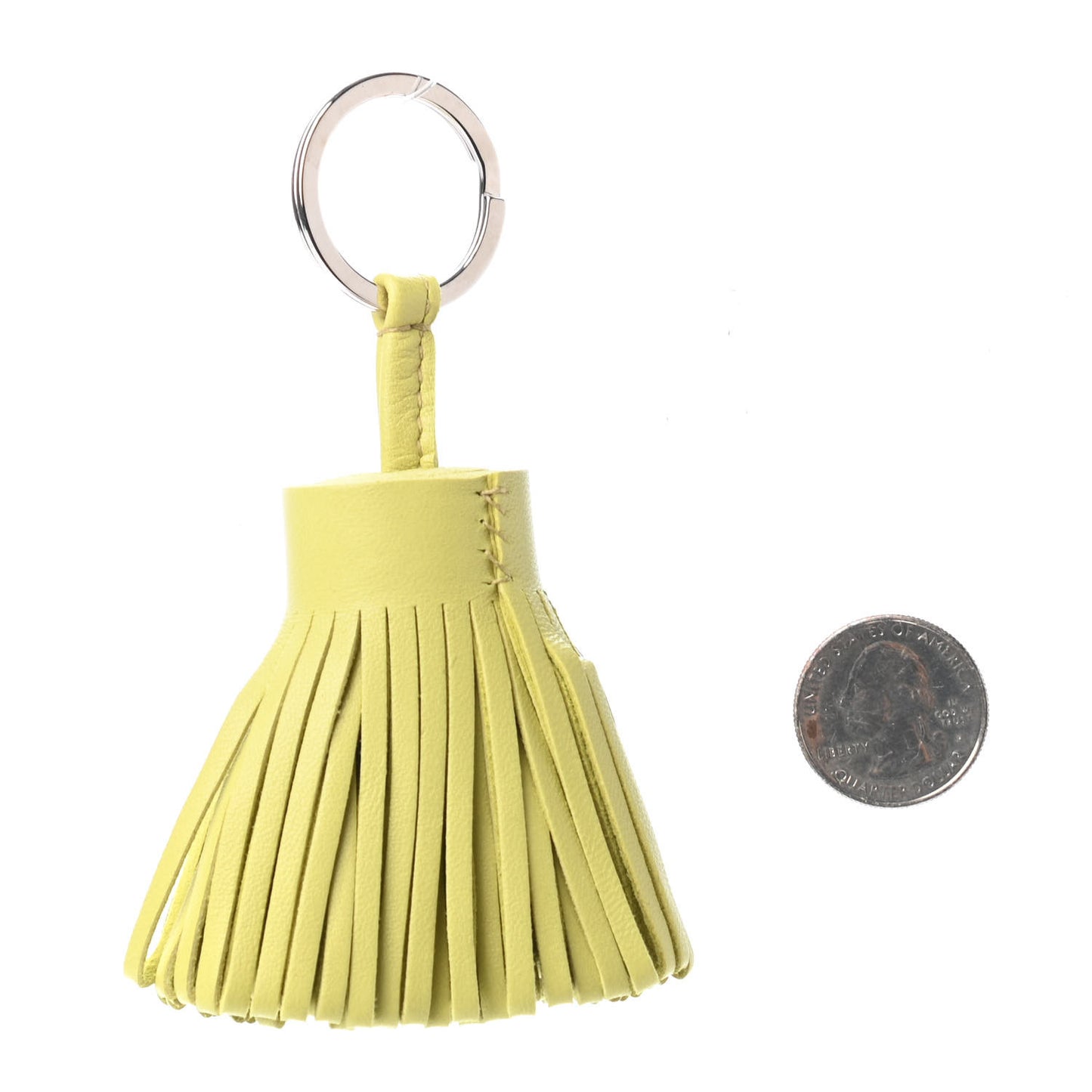 Lambskin Carmen Tassel Key Holder Soufre