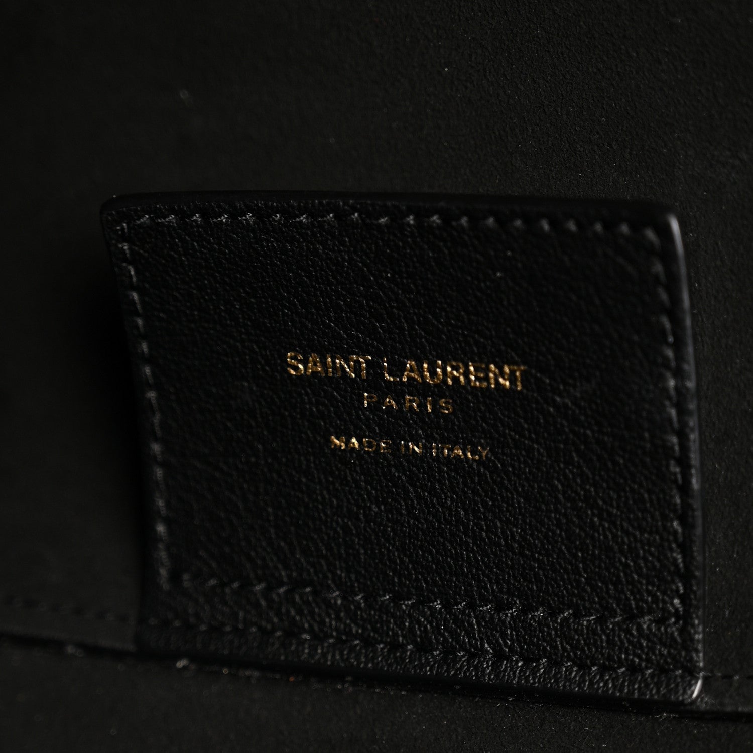 Saint Laurent Calfskin Large Shopping Tote Black 7 of 13