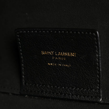 Saint Laurent Calfskin Large Shopping Tote Black 7 of 13