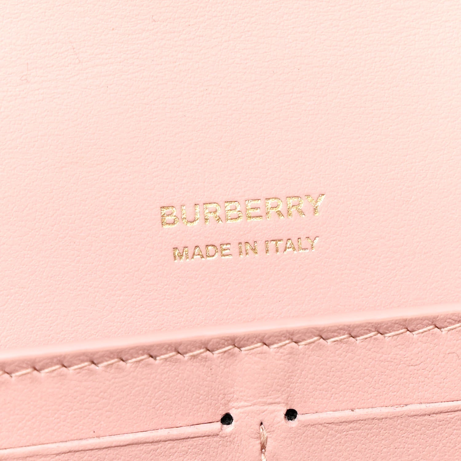 Burberry Lambskin Quilted Lola Chain Wallet Blush Pink 6 of 12