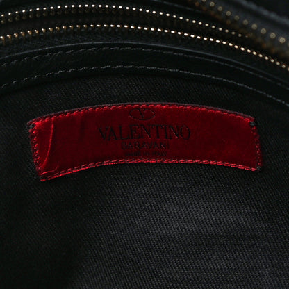 Valentino Garavani Vitello Rockstud Double Handle Tote Black 10 of 13