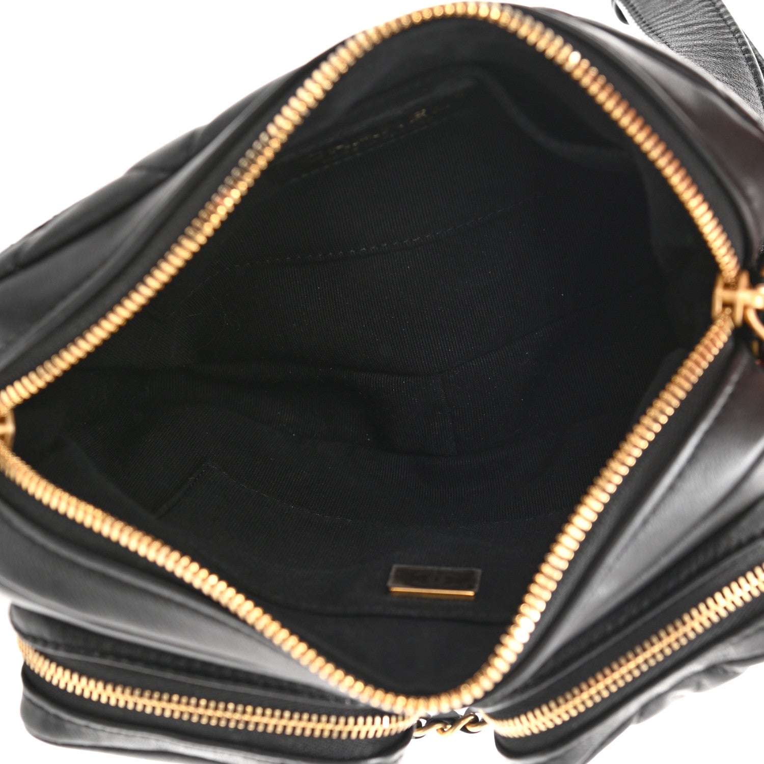Chanel Calfskin Quilted Small Camera Case Black 5 of 11