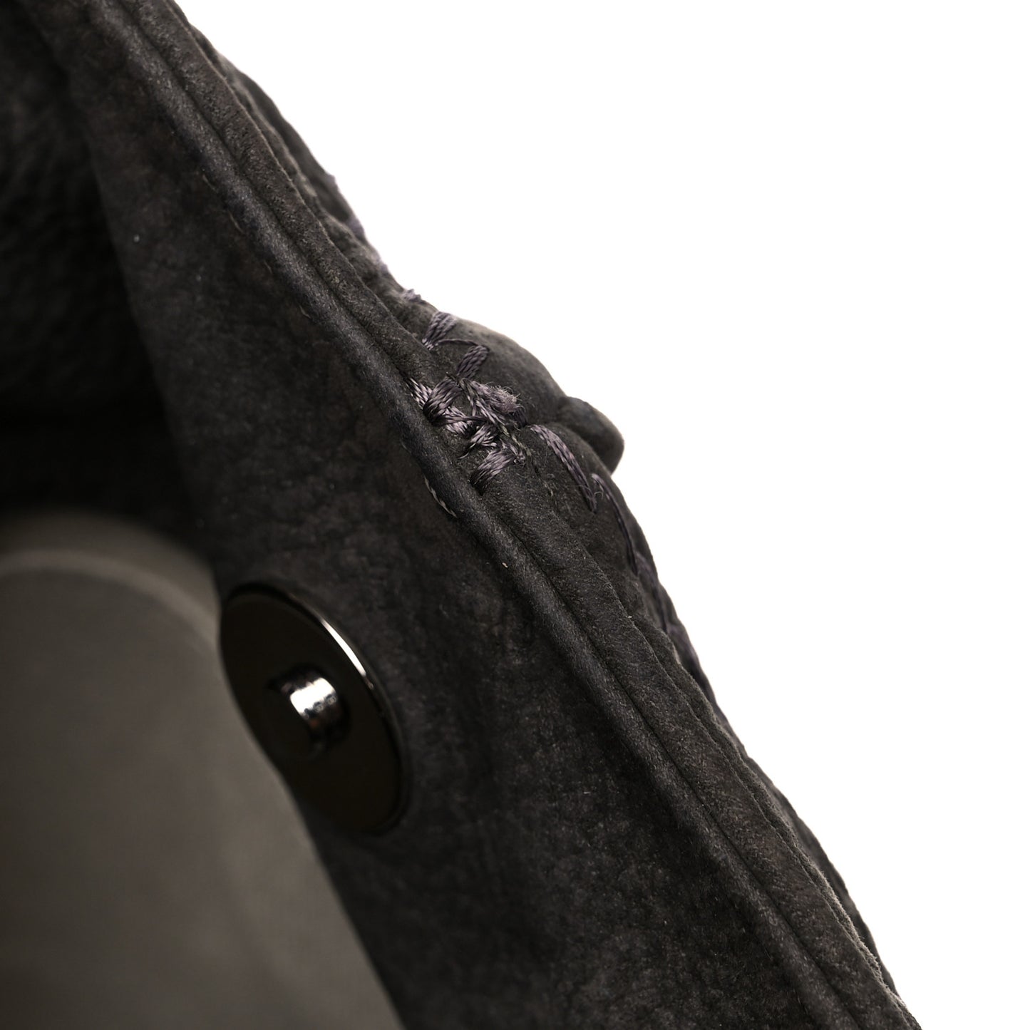 Suede Ultimate Stitch Hobo Grey