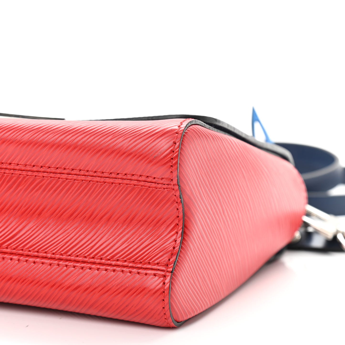 Epi Twist Braided Strap Shoulder Bag PM Coquelicot