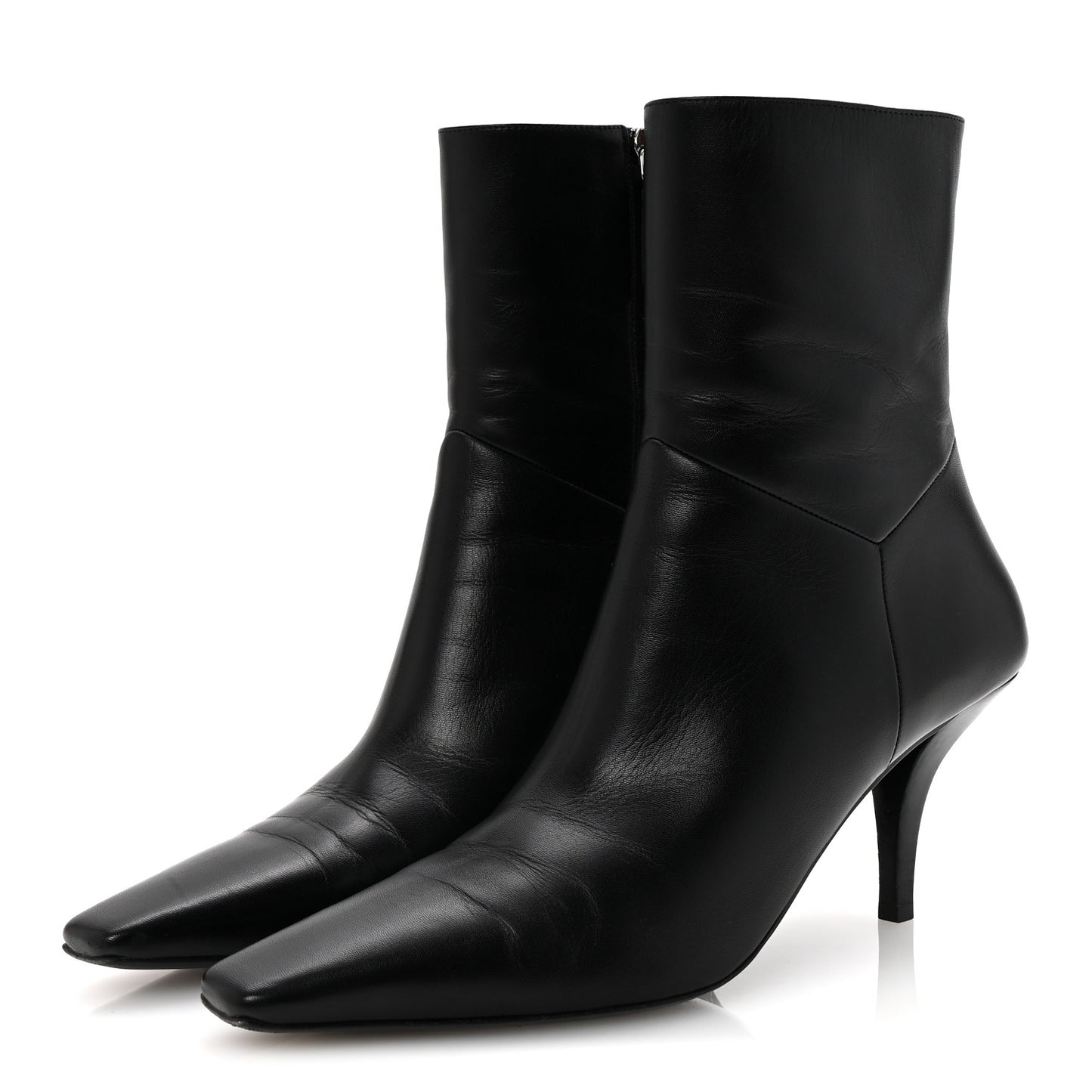 Nappa Square G Ankle Boots 40.5 Black