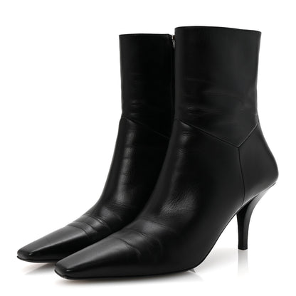 Gucci Nappa Square G Ankle Boots 40.5 Black 4 of 10