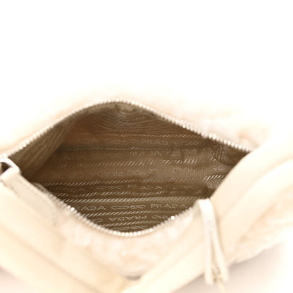 Prada Cashmere Mini Re-Edition 2000 Bag Naturale 5 of 10