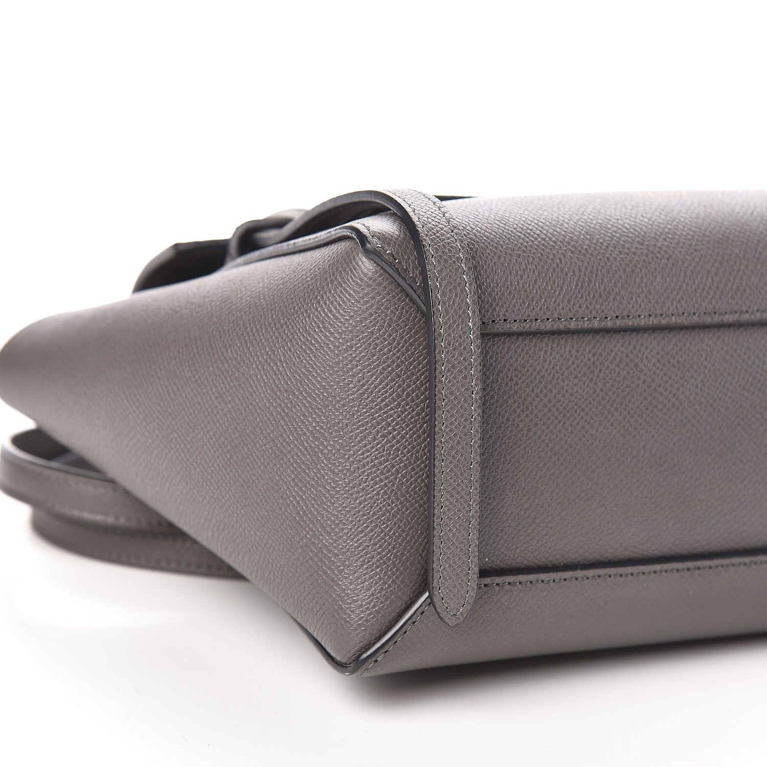 Celine Grained Calfskin Nano Belt Bag Grey 8 of 10