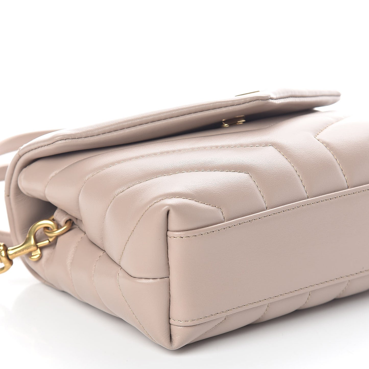 Calfskin Y Quilted Monogram Toy Loulou Crossbody Bag Marble Pink