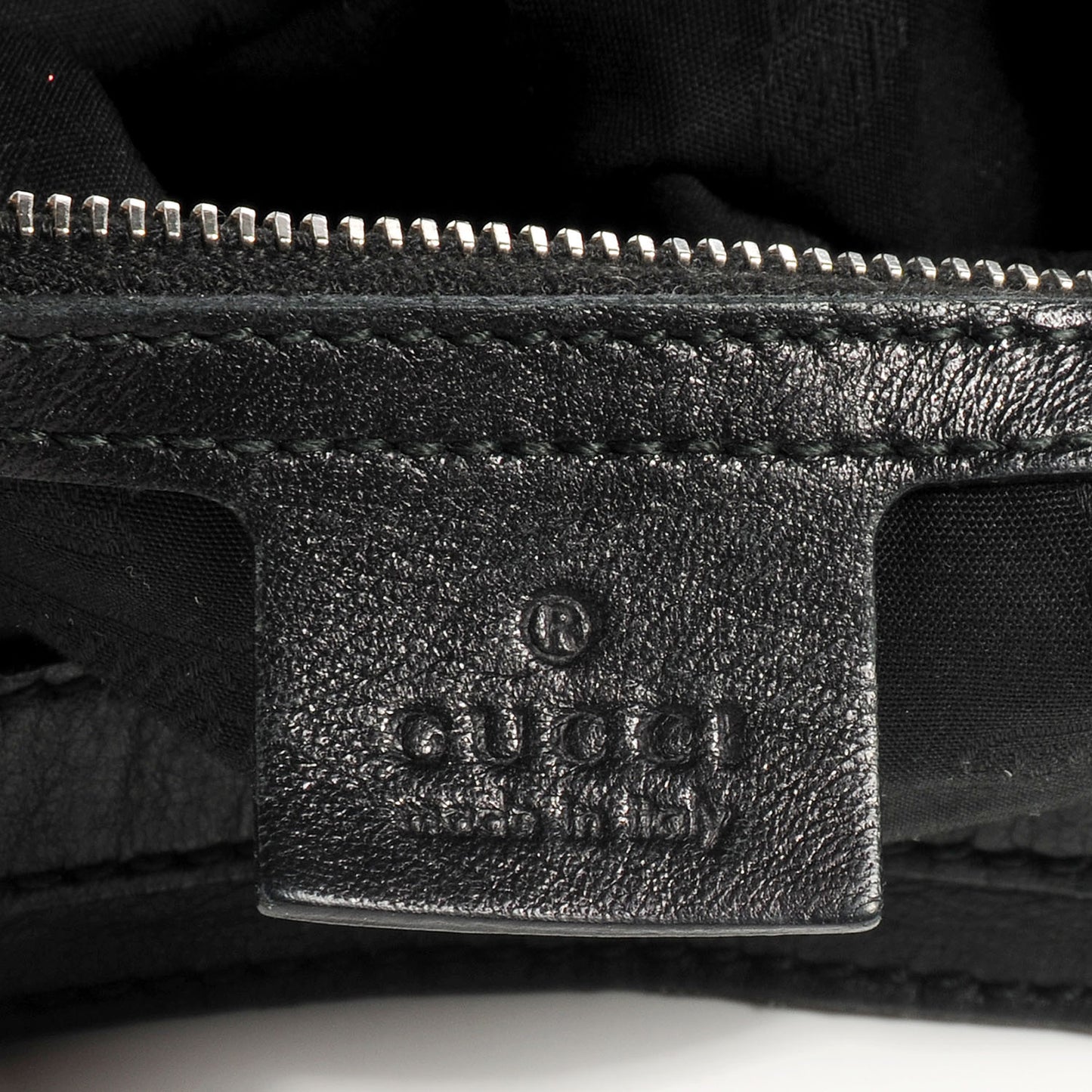 Guccissima GG Twins Large Hobo Black