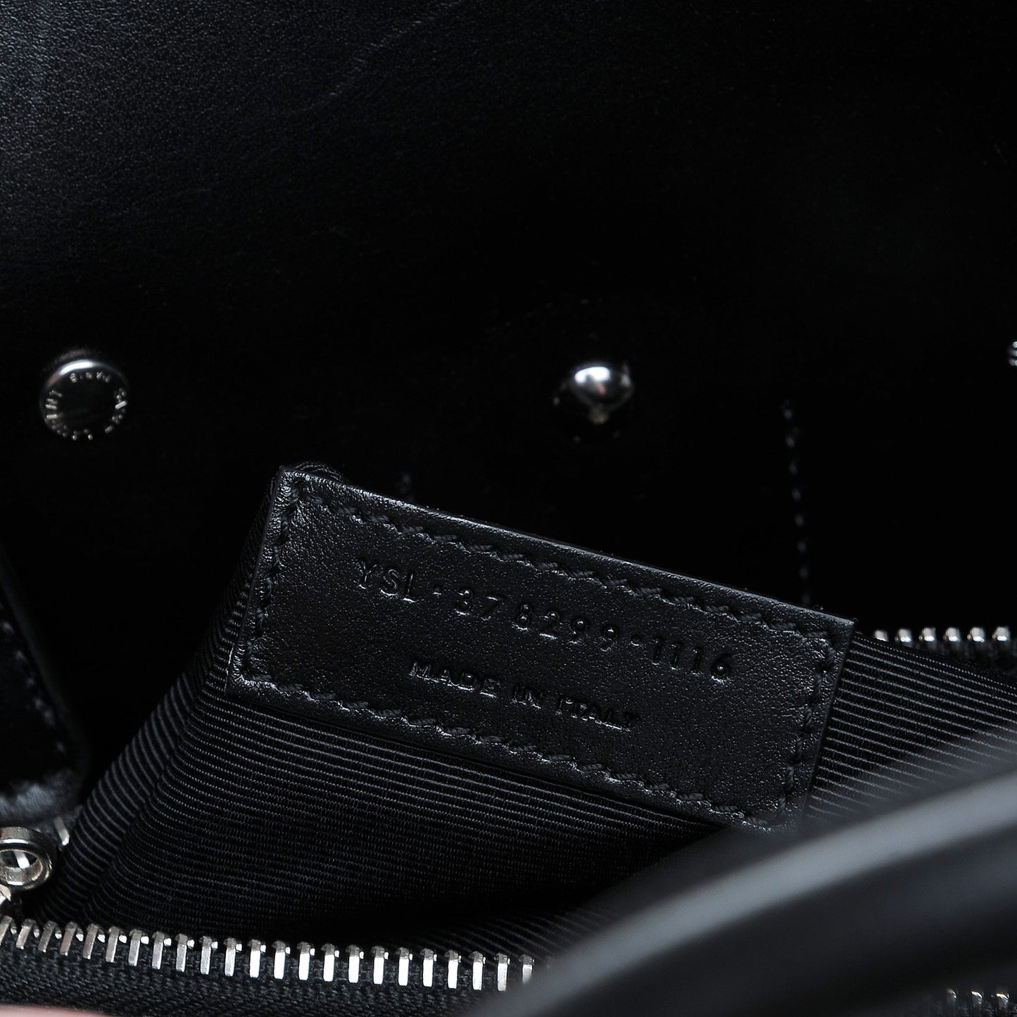 Grained Calfskin Small Sac De Jour Black