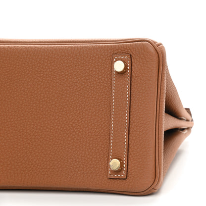 Hermes Togo Birkin 25 Gold 9 of 10