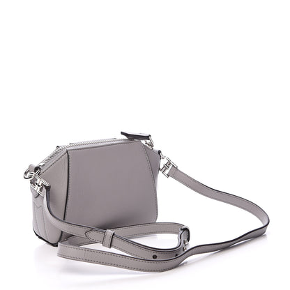 Givenchy Sugar Goatskin Nano Antigona Pearl Grey 2 of 10
