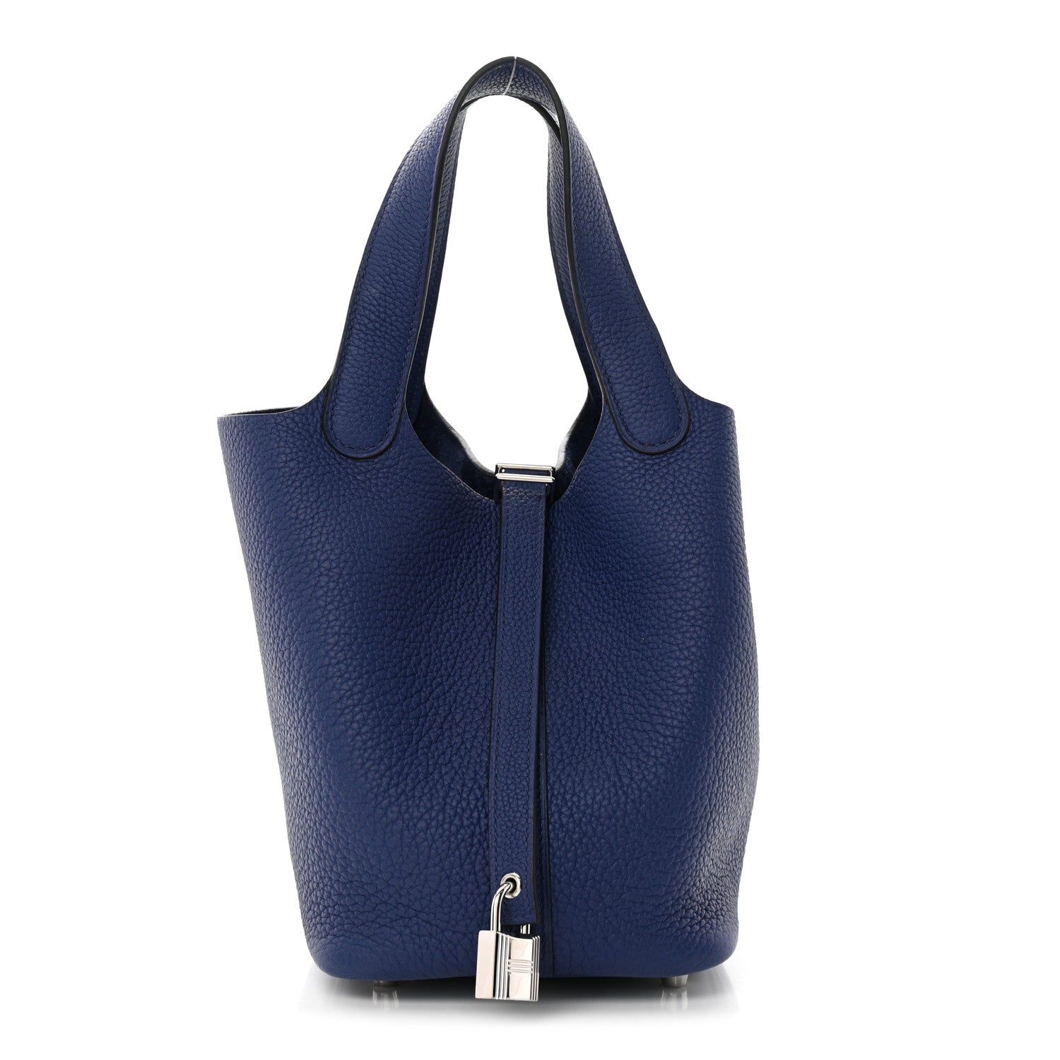 Hermes Taurillon Clemence Picotin Lock 18 PM Bleu Electrique 1 of 11