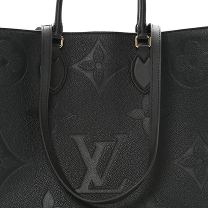 Louis Vuitton Empreinte Monogram Giant Onthego GM Black 7 of 9