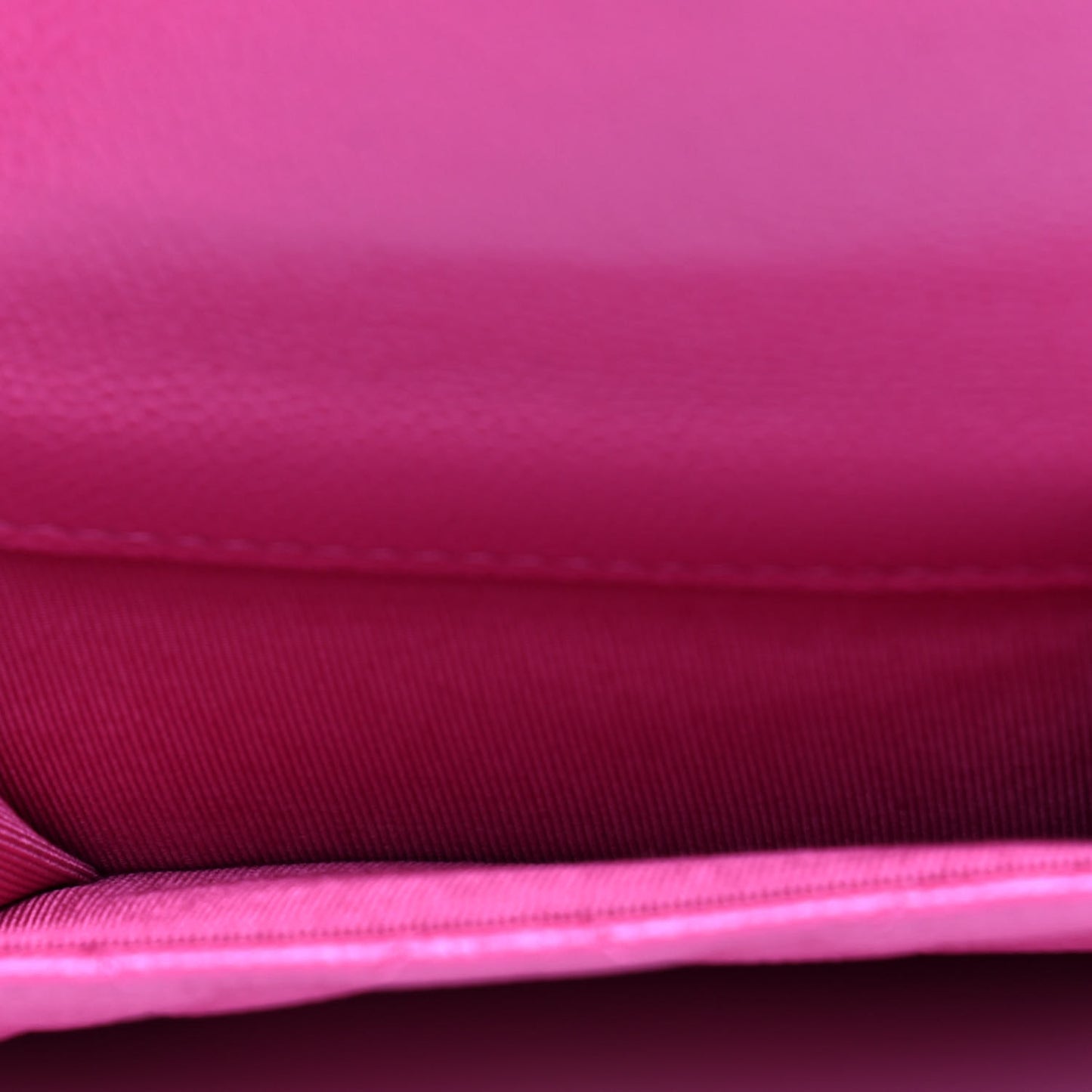 Caviar Quilted Small Double Flap Card Holder Pink