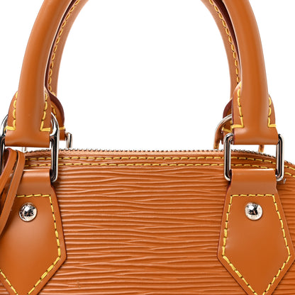 Louis Vuitton Epi Jacquard Alma BB Honey Gold 7 of 9