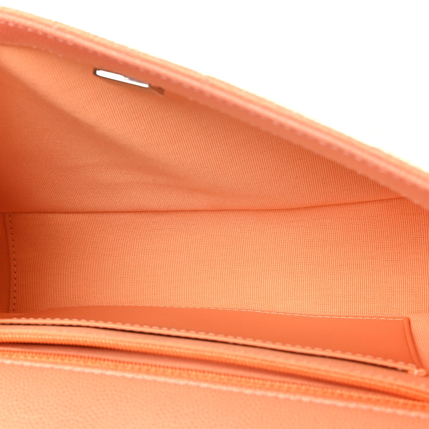 Shaded Caviar Quilted My Everything Flap Orange Light Orange