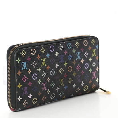 Louis Vuitton Monogram Multicolor Zippy Wallet Black Grenade 5 of 16