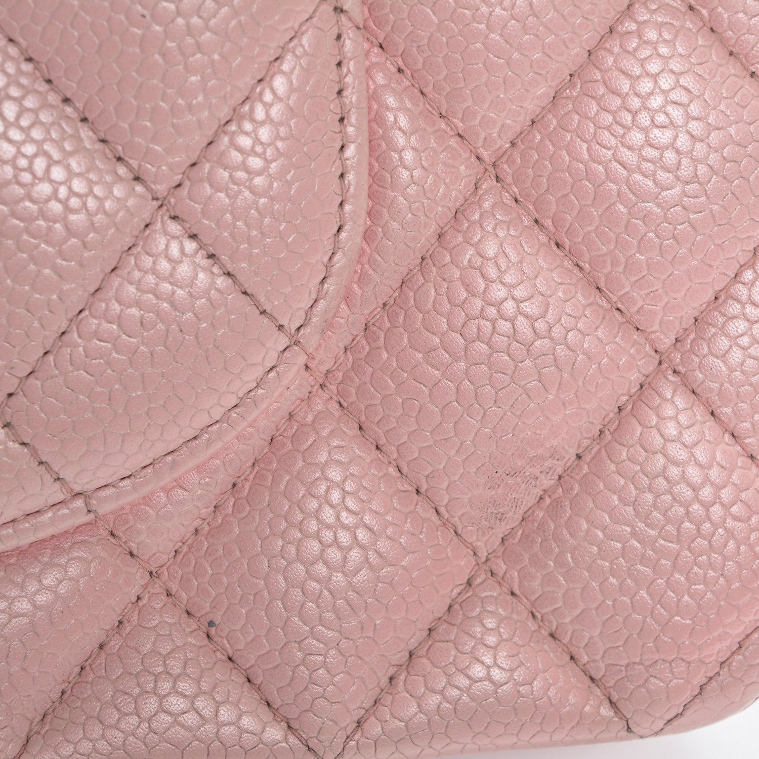 Chanel Caviar Quilted Medium Double Flap Pink 8 of 17