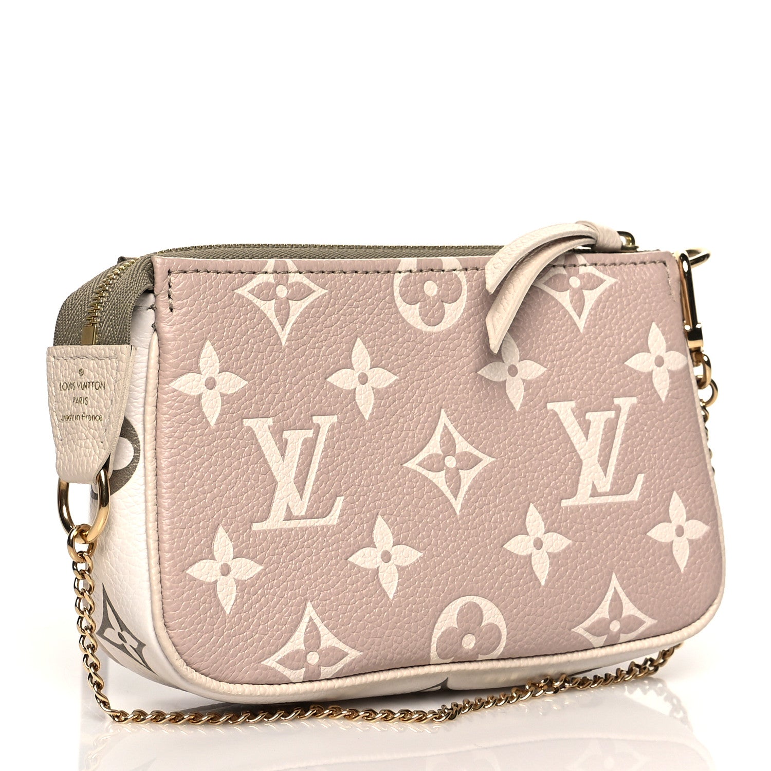 Louis Vuitton Empreinte Spring in the City Mini Pochette Accessories Kaki Beige Cream 3 of 9