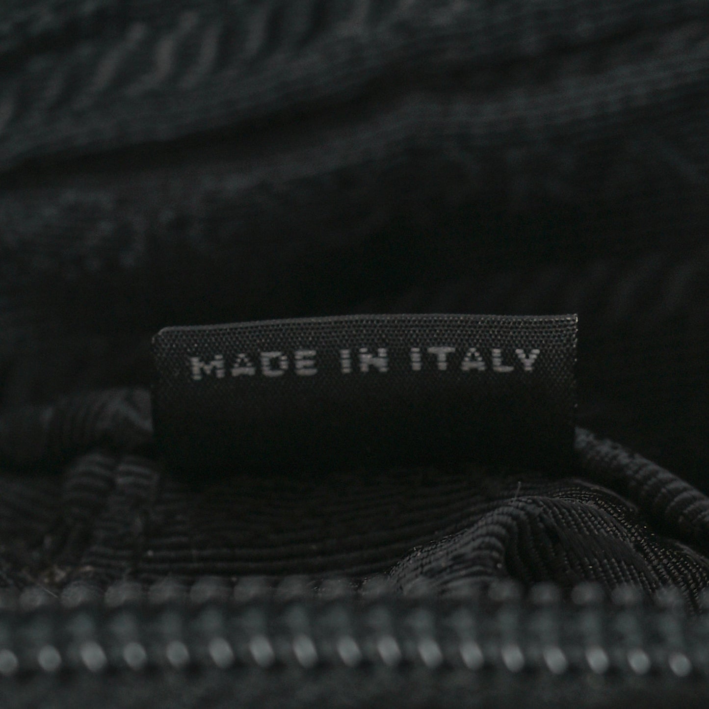 Tessuto Nylon Saffiano Belt Bag Black