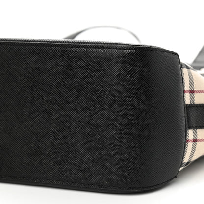 Burberry Vintage Check Tote Black 9 of 9
