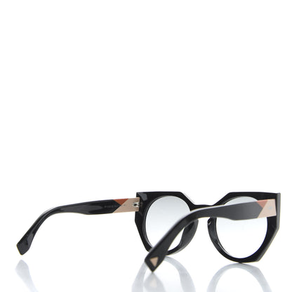 Fendi Acetate Facets Oversized Cat Eye Sunglasses FF 0151/S Black 4 of 7