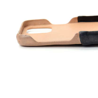 Chanel Lambskin Quilted CC iPhone XI Pro Case Beige Black 7 of 9