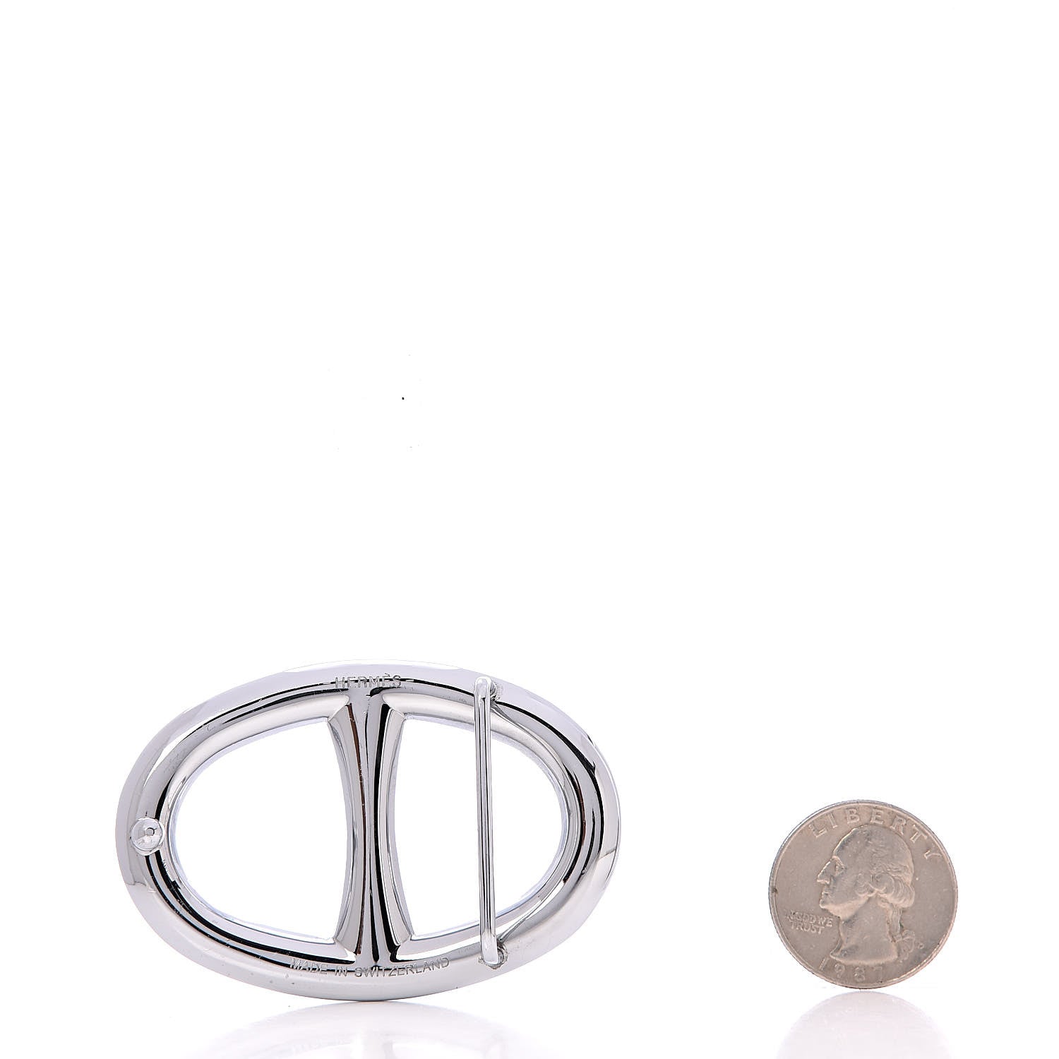 Hermes Palladium Chaine D'Ancre Belt Buckle 2 of 4