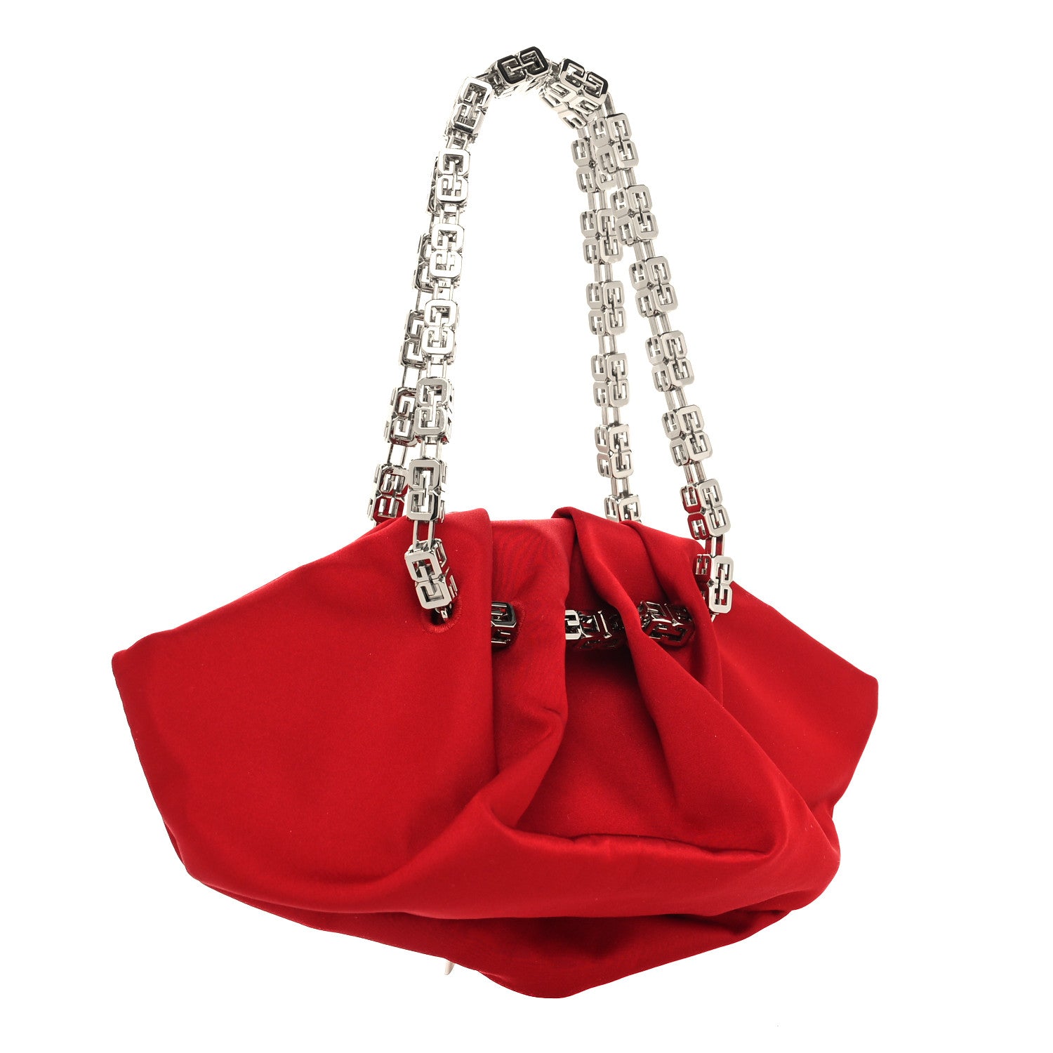 Givenchy Satin Mini Kenny Shoulder Bag Red 3 of 10