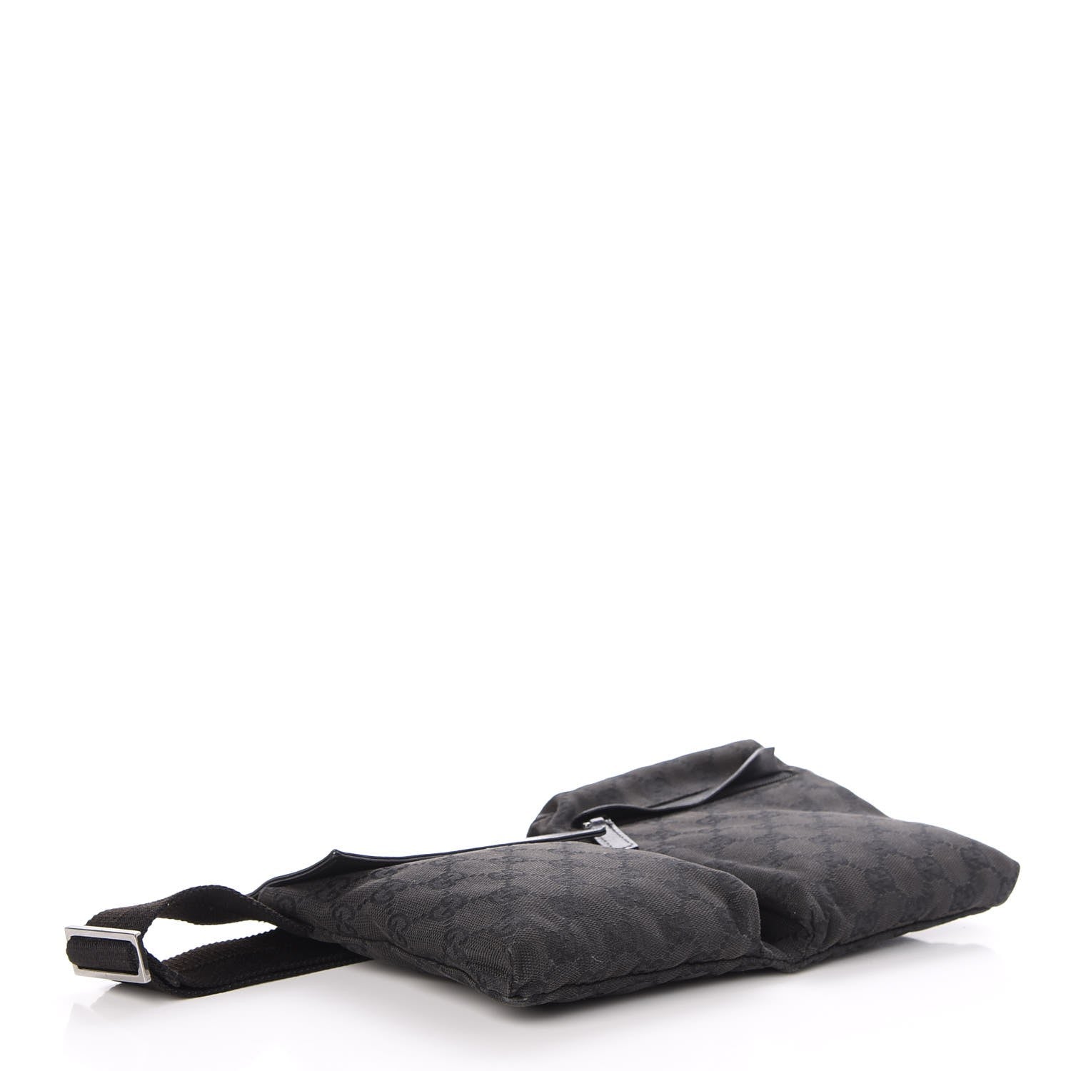 Gucci GG Monogram Double Pocket Belt Bag Black 4 of 7