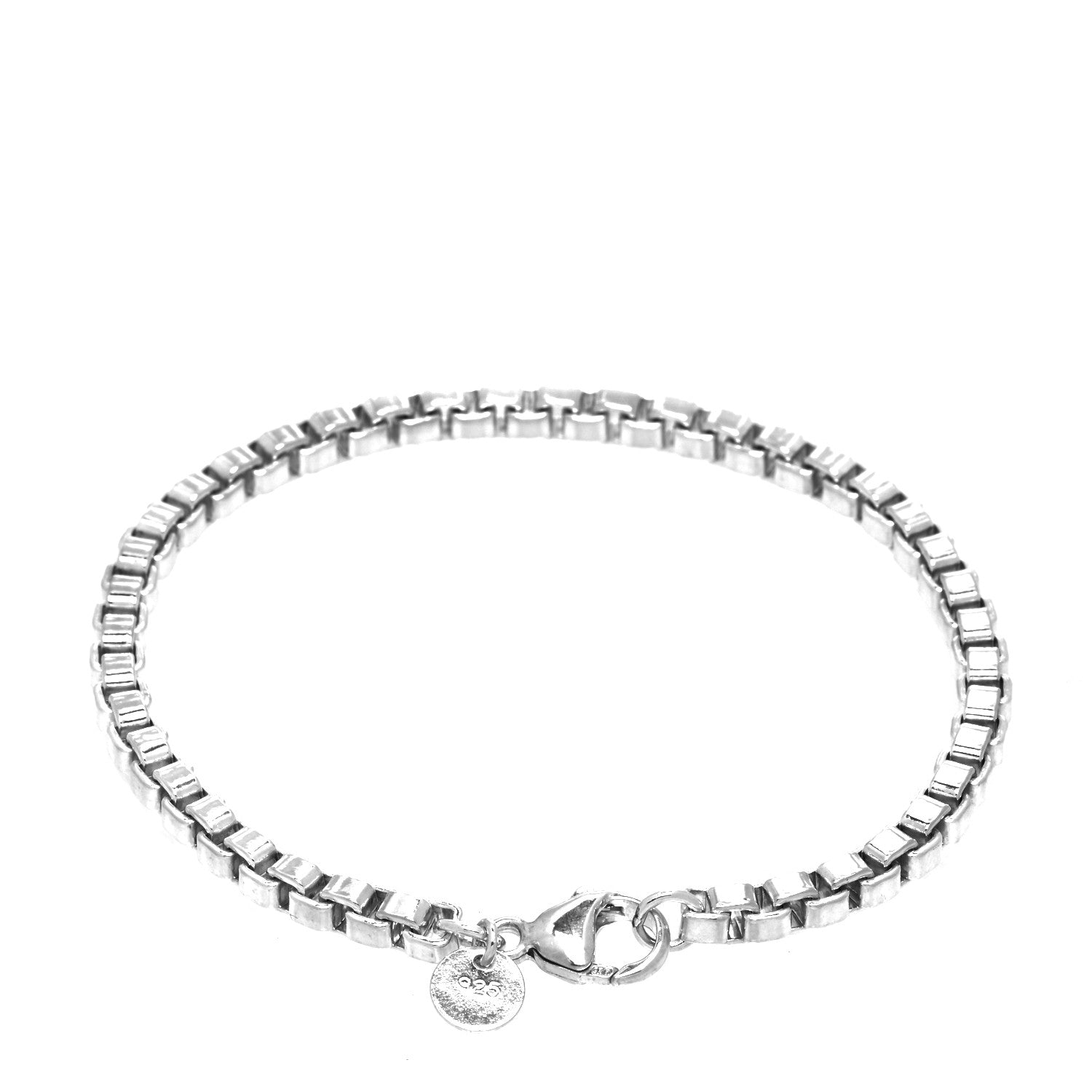 Tiffany Sterling Silver 4mm Venetian Link Bracelet 2 of 4
