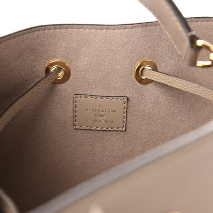 Louis Vuitton Empreinte Monogram Giant Neonoe MM Tourterelle Creme 8 of 14