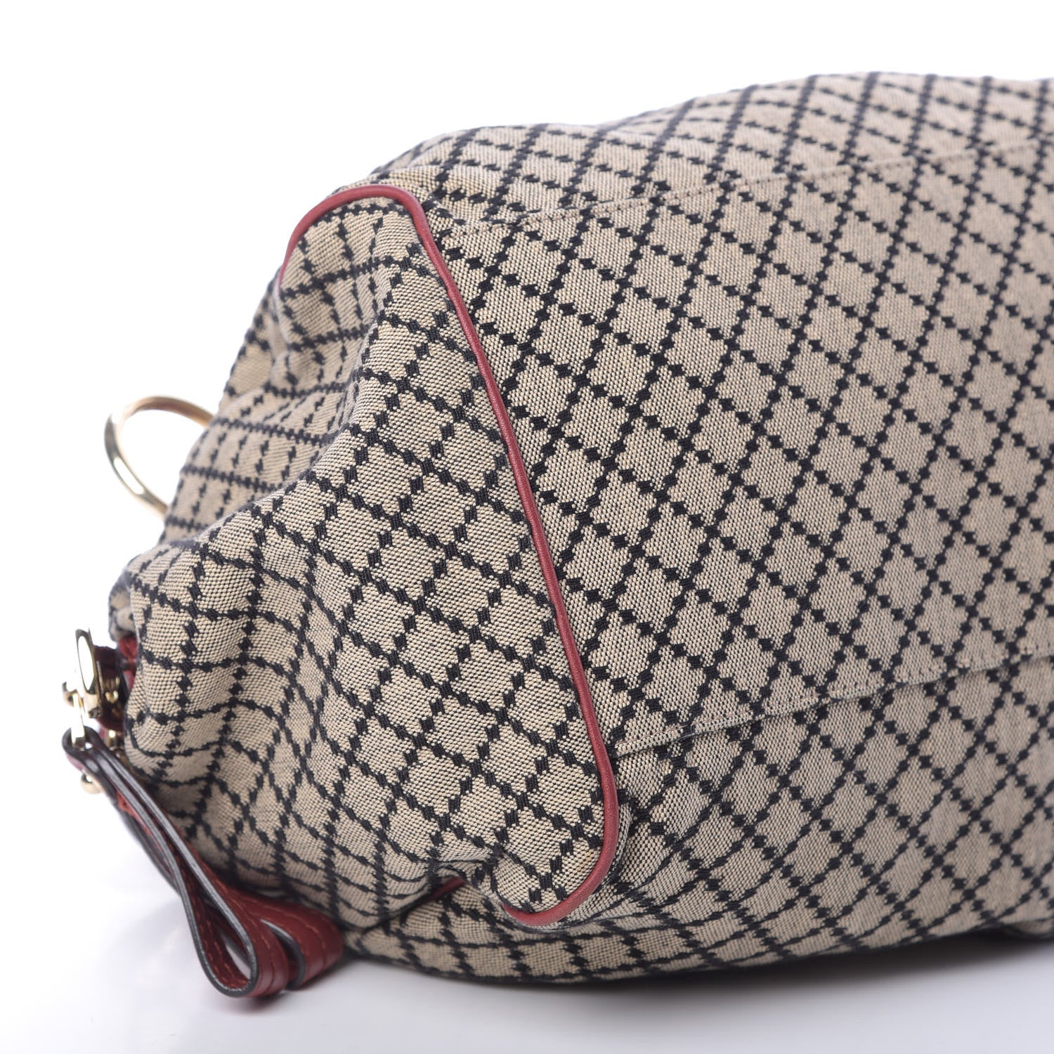 Gucci Diamante Medium Sukey Boston Red 9 of 13