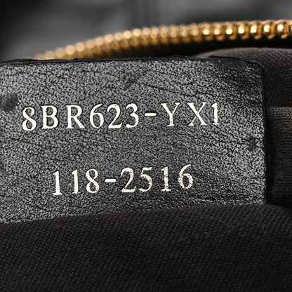 Fendi Sheepskin Zipper Satchel Black 7 of 14