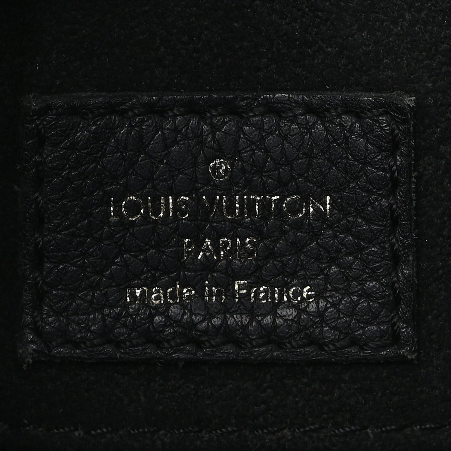Soft Calfskin Lockme Tote MM Black