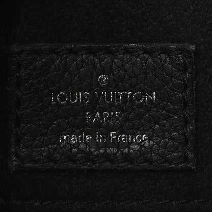 Louis Vuitton Soft Calfskin Lockme Tote MM Black 6 of 9