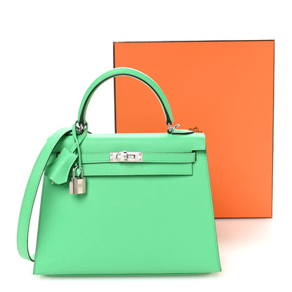 Hermes Epsom Kelly Sellier 25 Vert Comics 11 of 11