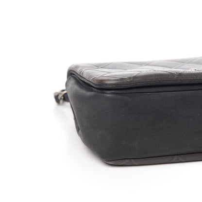 Chanel Calfskin Diamond Embossed New Chic Flap Grey 8 of 10